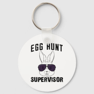 Easter Egg Hunt Supervisor Funny Mum Dad Men Women Key Ring