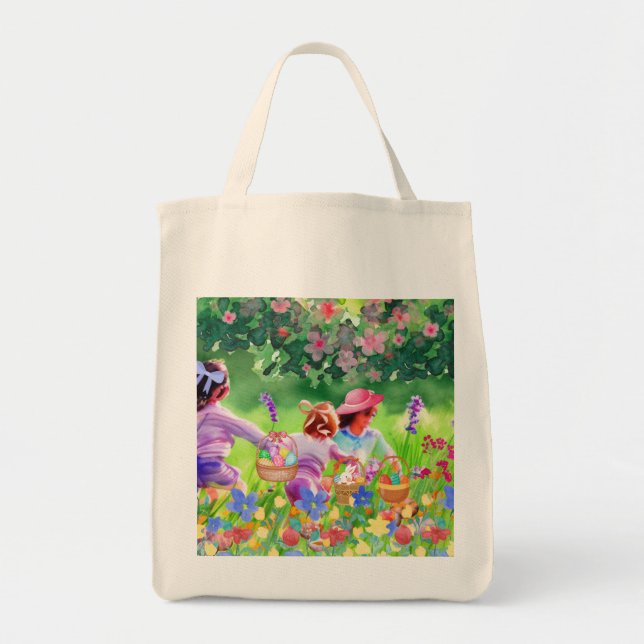 Easter Egg Hunt Tote Bag (Front)