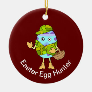 Easter Egg Hunter Ceramic Tree Decoration
