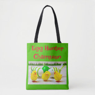 Easter Egg Hunter Champion green Tote Bag