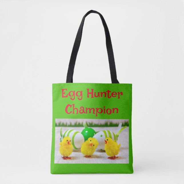 Easter Egg Hunter Champion green  Tote Bag (Front)