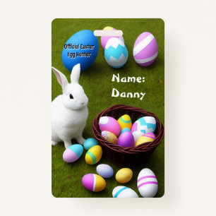 Easter Egg Hunter ID Badge