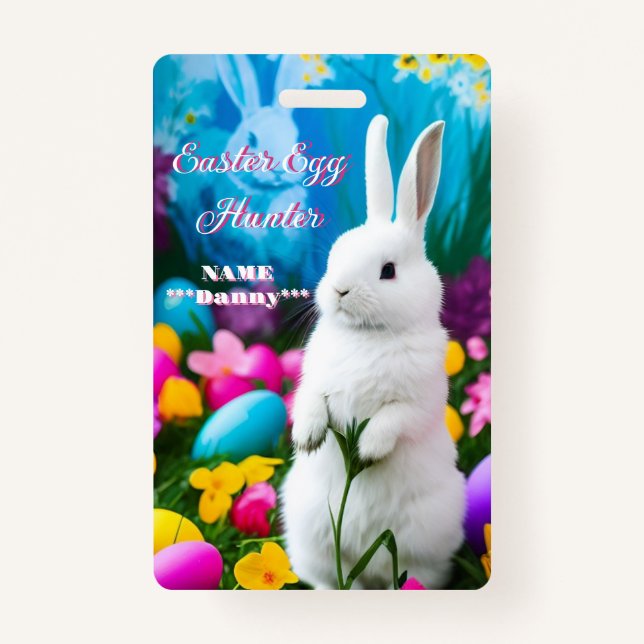 Easter Egg Hunter ID Badge (Front)