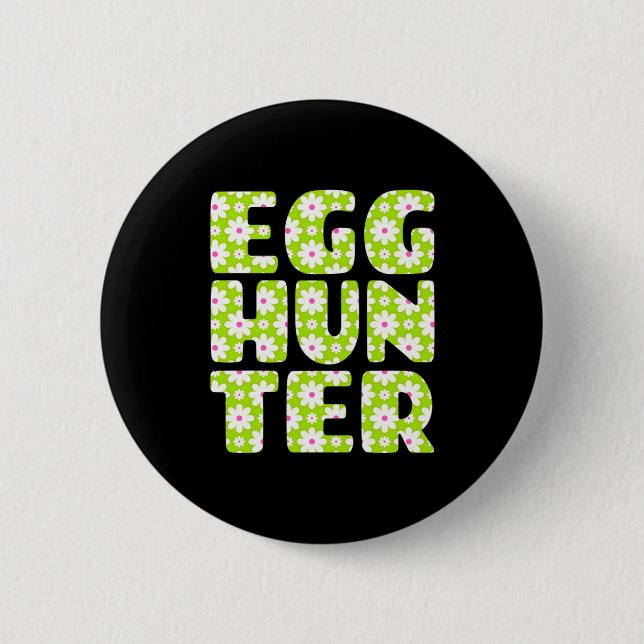 Easter Egg Hunting Egg Hunter Design 6 Cm Round Badge (Front)