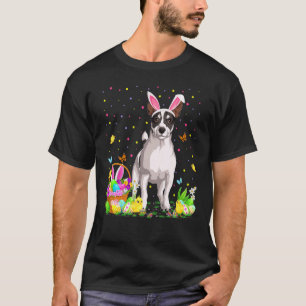 Easter Egg Hunting Jack Russell Terrier Dog Easter T-Shirt