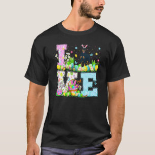 Easter Egg Hunting Love Doberman Pinscher Dog East T-Shirt