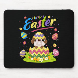 Easter Egg Lover American Bulldog Happy Easter Mouse Mat