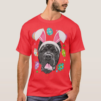 Easter Egg Lover Bunny Ear Cane Corso Dog Face Eas T-Shirt