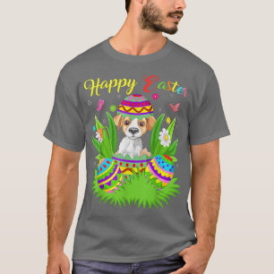 Easter Egg Lover Funny Jack Russell Terrier Dog Ea T-Shirt