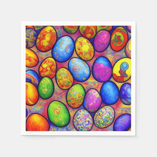 Easter Egg Napkins (Front)