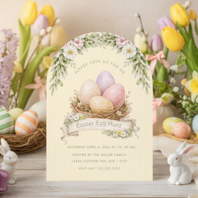 Easter Egg Nest | Easter Egg Hunt Invitation (Creator Uploaded)