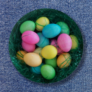 Easter Egg Nest Photo 6 Cm Round Badge