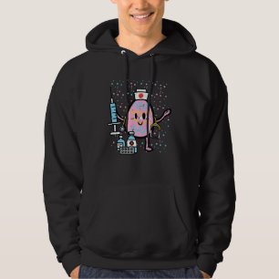 Easter Egg Nicu Nurse Cute Picu Baby RN ER Scrub T Hoodie
