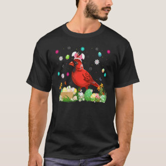 Easter Egg Northern Cardinal Bird Easter Sunday T-Shirt