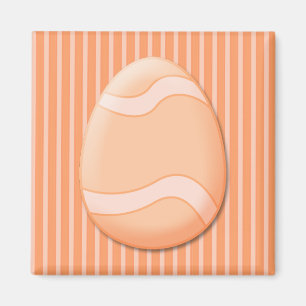 Easter Egg (Orange) Magnet