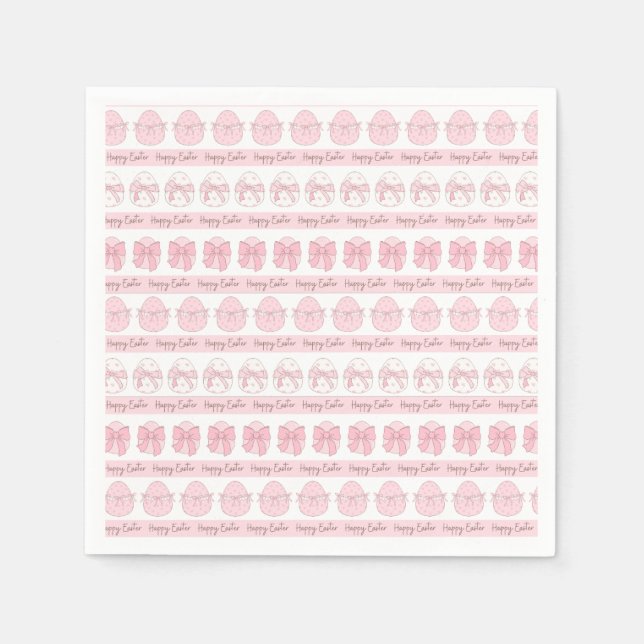 Easter Egg Paper Napkins - Party Supplies (Front)