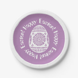 Easter Egg paper plates 2