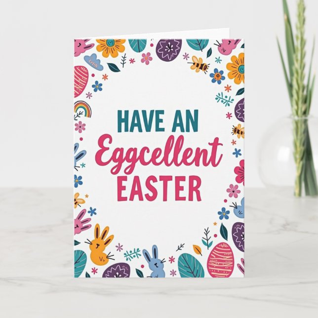 Easter Egg Pattern Card (Front)