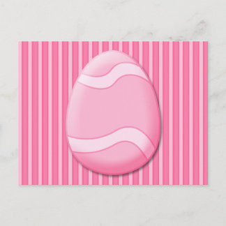 Easter Egg (Pink) Postcard