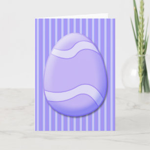 Easter Egg (Purple) Greeting Card