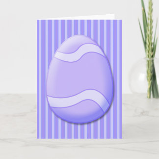 Easter Egg (Purple) Greeting Card