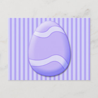 Easter Egg (Purple) Postcard