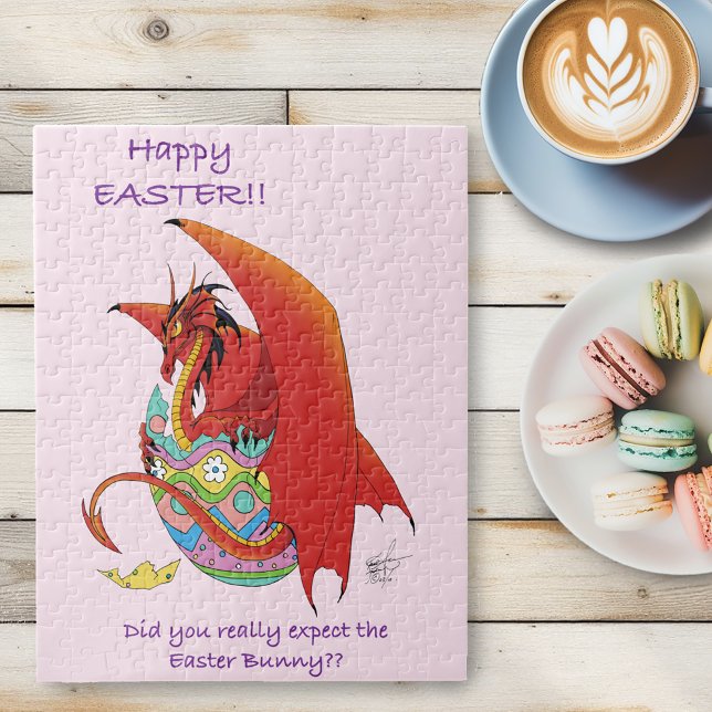 Easter Egg Red Dragon Jigsaw Puzzle (Creator Uploaded)