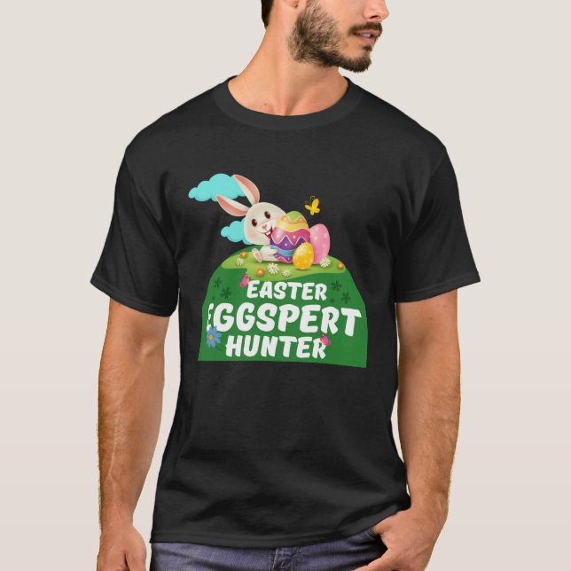 Easter Egg Spert Boys Girls Eggs Cavator Chocolate T-Shirt (Front)