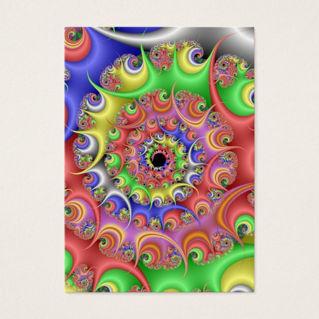 Easter Egg Spiral Fractal (Front)