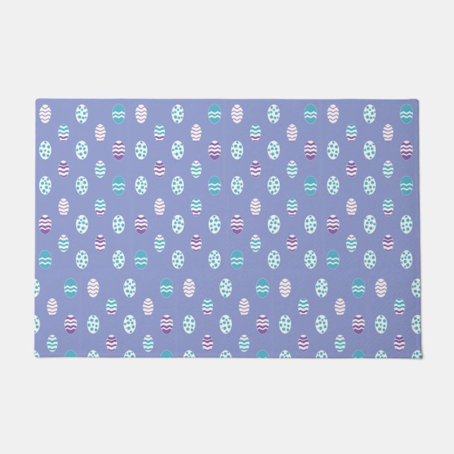 Easter egg/spring pastel  doormat (Front)