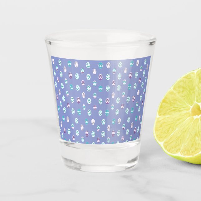 Easter egg/spring pastel  shot glass (Front)
