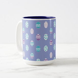 Easter egg/spring pastel Two-Tone coffee mug