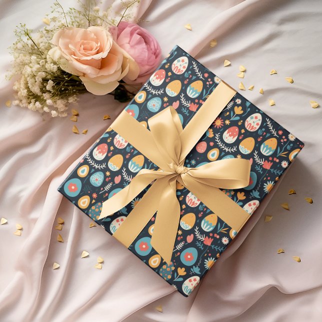 Easter Egg Spring Pattern Wrapping Paper (Creator Uploaded)