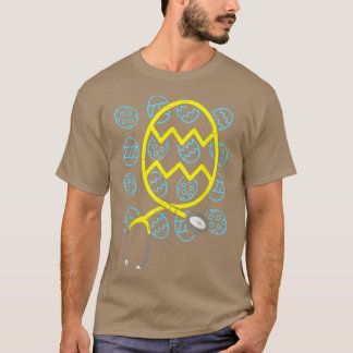 Easter Egg Stethoscope Scrub Pacu Nicu ER Nurse RN T-Shirt