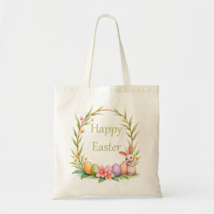 Easter egg tote bag