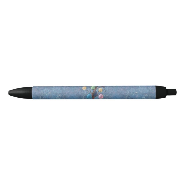 Easter Egg Tree Black Ink Pen (Front)