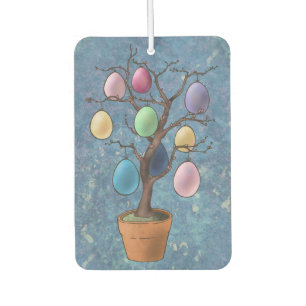 Easter Egg Tree Car Air Freshener