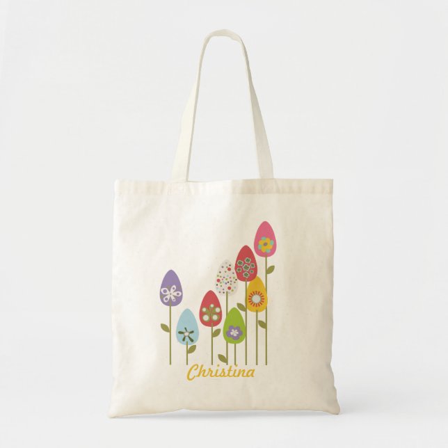 Easter Egg Trees Tote Bag (Front)