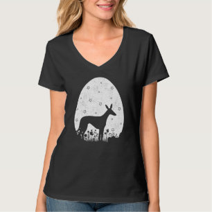 Easter Egg Vintage Retro Style Greyhound Dog Easte T-Shirt