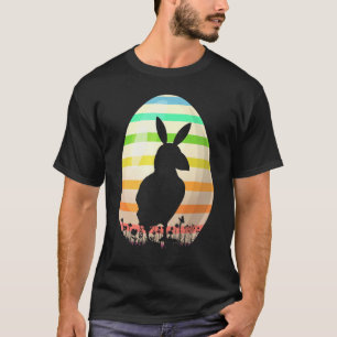 Easter Egg Vintage Style Puffin Bird Easter Egg T-Shirt