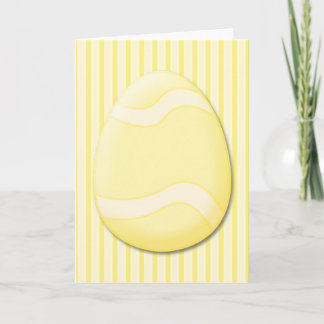 Easter Egg (Yellow) Greeting Card