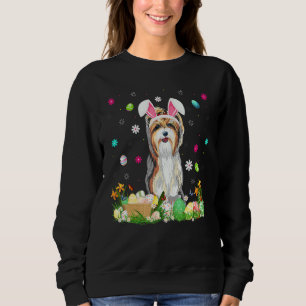 Easter Egg Yorkshire Terrier Dog Easter Sunday Sweatshirt