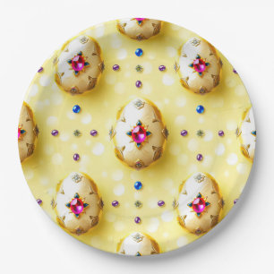 EASTER EGGS 3D ~ Bejewelled ~  Paper Plate