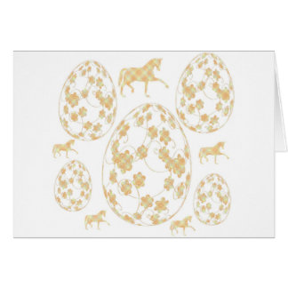 Easter eggs and horses