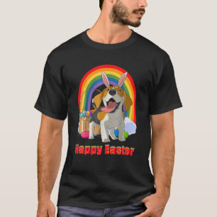 Easter Eggs Beagle Bunny Dog T-Shirt