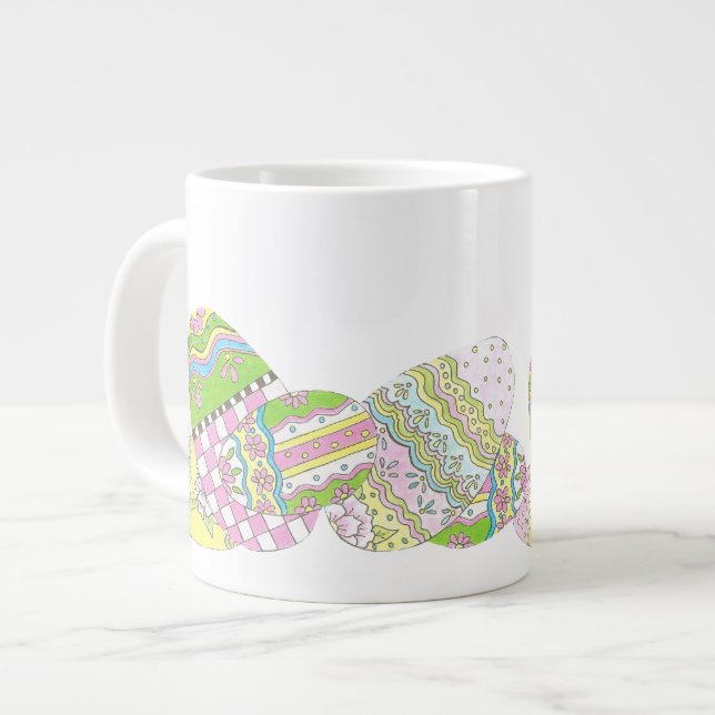 Easter Eggs Bone China Cup (Front Left)