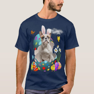 Easter Eggs Bulldog Bunny Dog Gifts Dog Dad Dog Mo T-Shirt