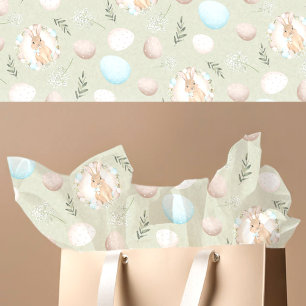 Easter Eggs & Bunny Pattern Tissue Paper
