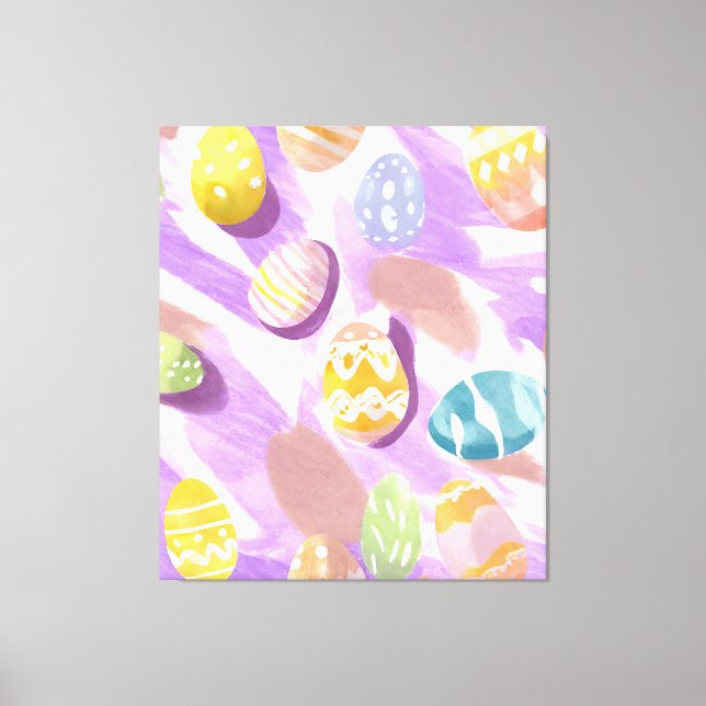 easter eggs canvas print (Front)