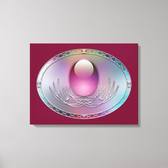 Easter Eggs Canvas Print (Front)